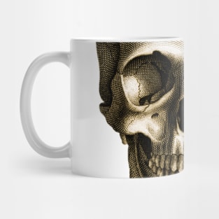 One For Sorrow - Anatomical Drawing Of A Skull Mug